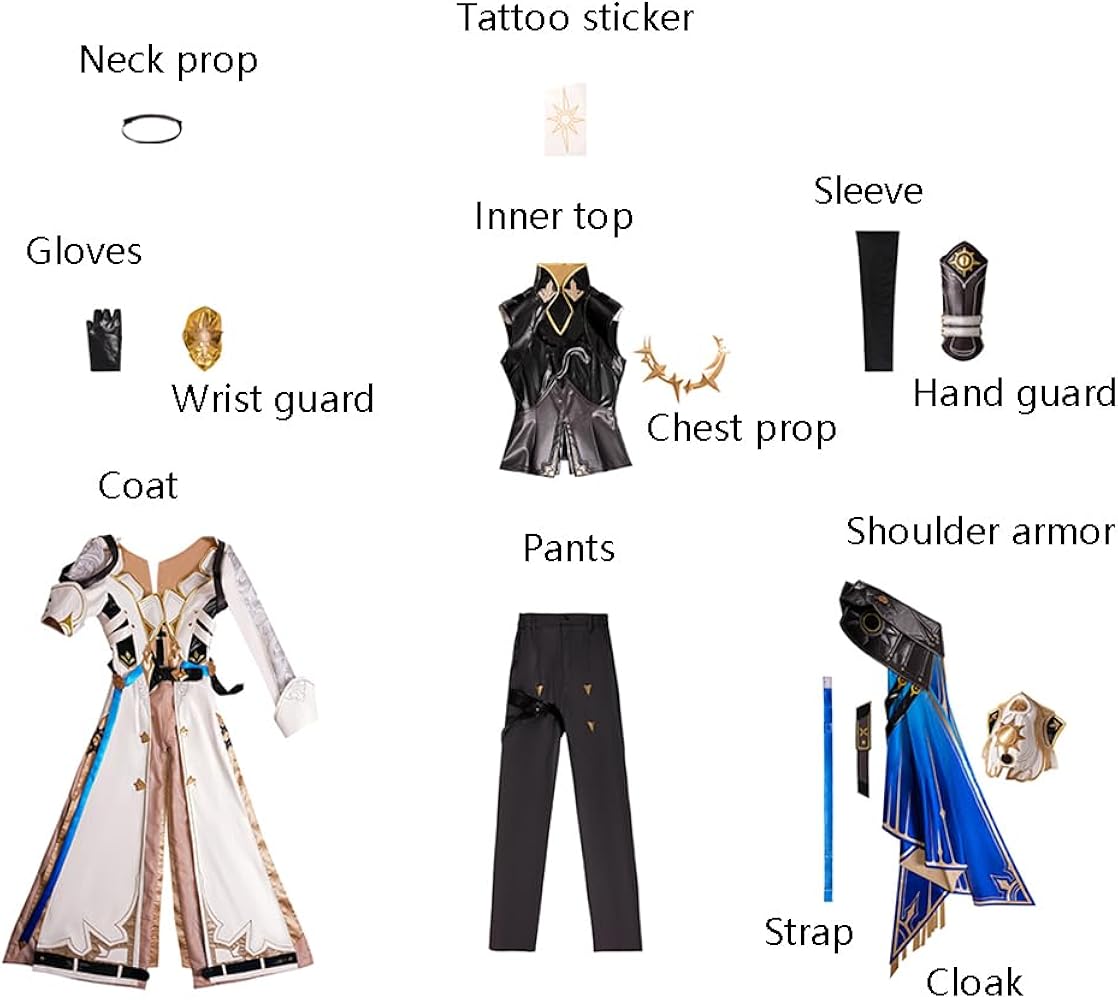 Amazon.com: MZXDY Phainon Cosplay Costume Adult Mens Deluxe Honkai